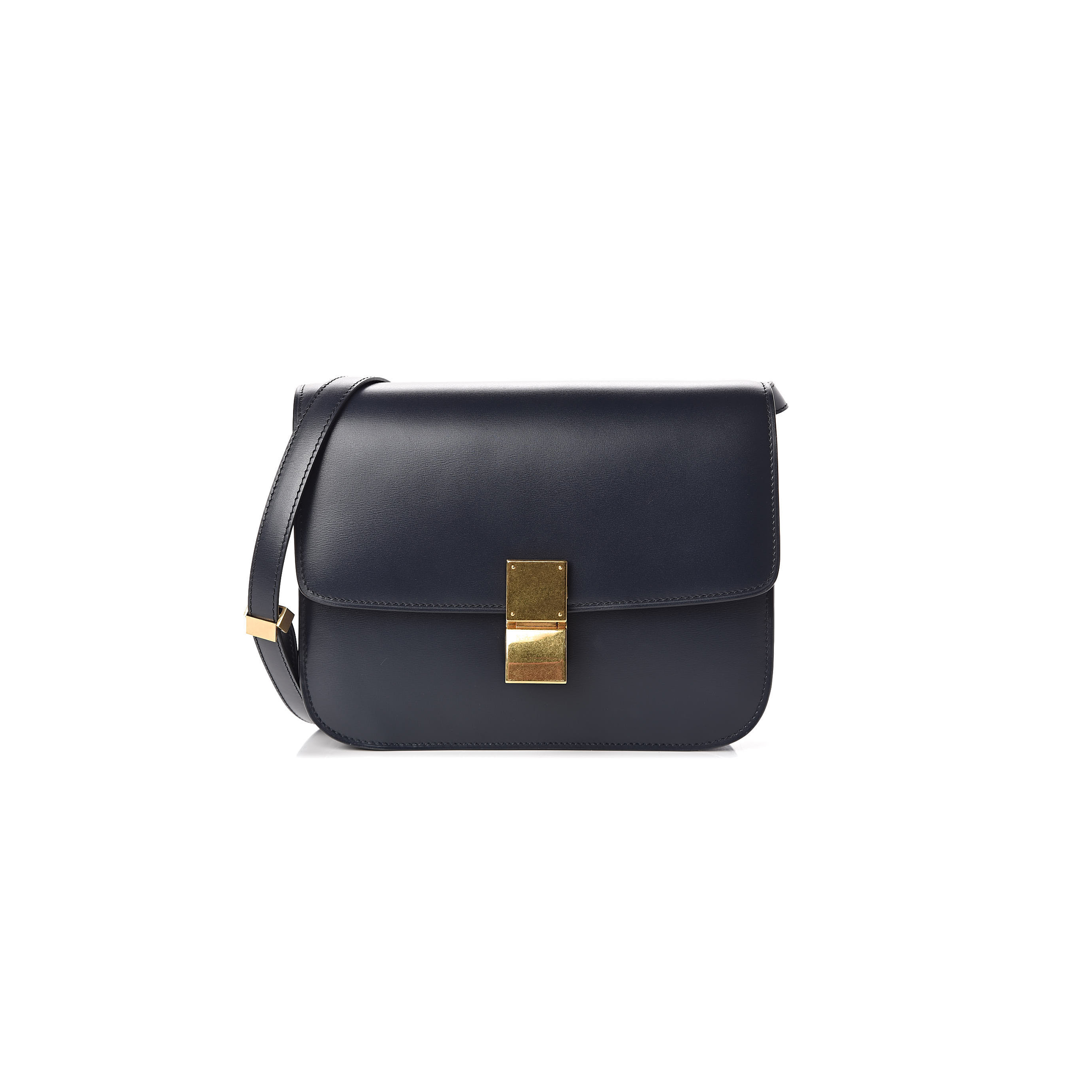 Ce**e medium shoulder bag in teen classic striped calfskin 164173dls.27fz (24*18*7cm)